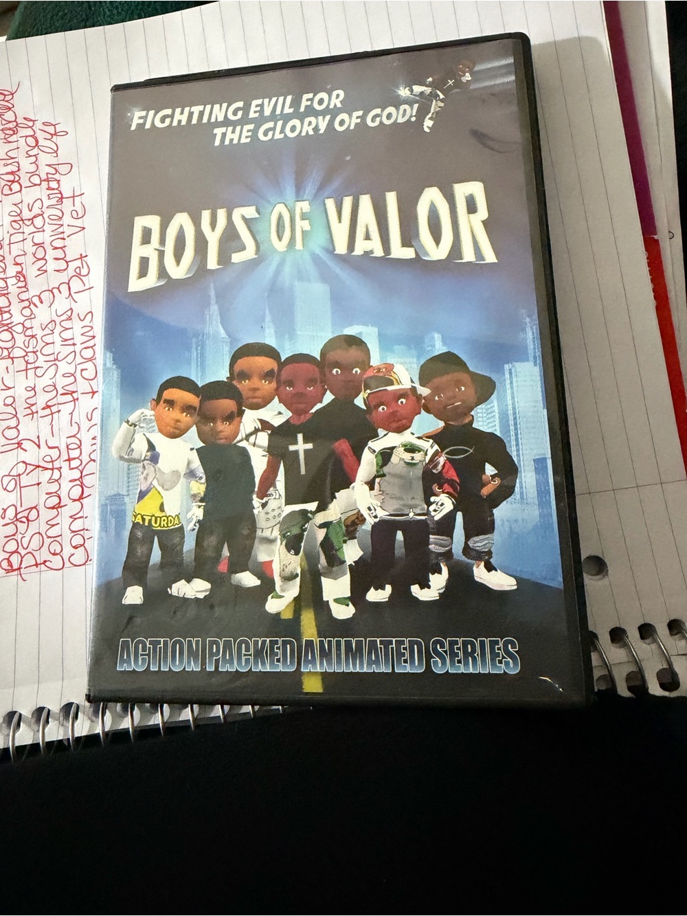 Boys of Valor Kids Animated Series DVD - Blue